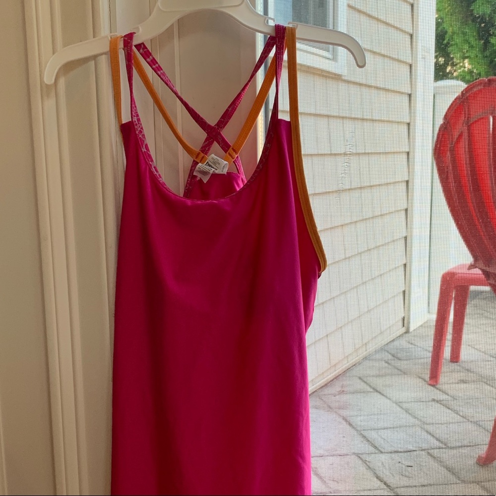 Pink under armor tank